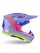 Alpinestars SM10 Jett Lawrence R01 Helmet Purple Fluro-Pink Fluro-Yellow Glossy Top Two Moto