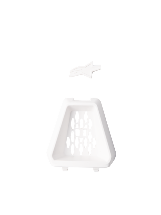 Alpinestars SM3 Chin Vent White Top Two Moto