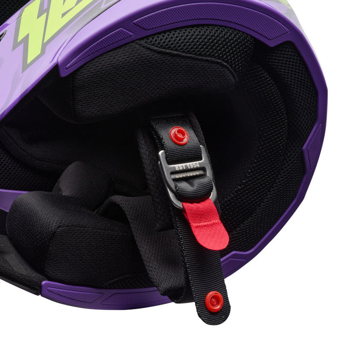 YTH MX-10 MIPS AMBER DOT/ECE [BLK/PUR]