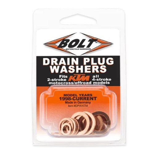 Bolt Drain Plug Copper Washer Set KTM (16pc)