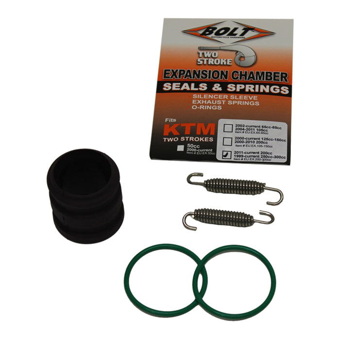 Bolt Exhaust O-Ring Pack KTM 200-300 '00-Onwards