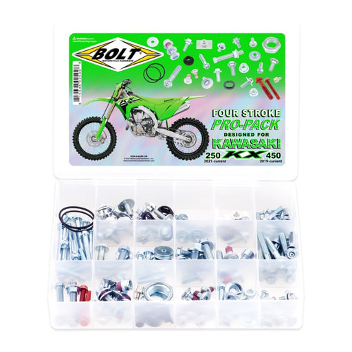 Bolt 4-Stroke Pro Pack for Kawasaki '21+ KX250, 2019+ KX450