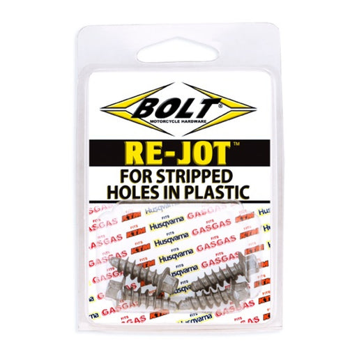 Bolt Re-Jot Body Panel Screws - For Stripped Holes in Plastics