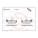 Brembo Prime Brake Pad Sinter Front 07BB04SA