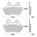 Brembo Prime Brake Pad Sinter Rear 07HD18SP