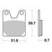 Brembo Prime Brake Pad Sinter Rear 07YA38SP