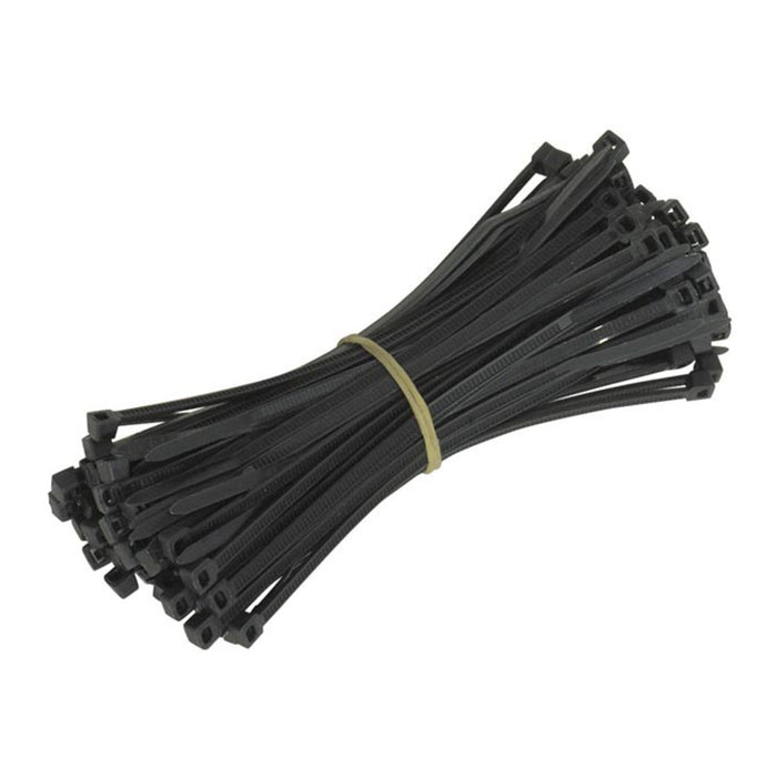 Whites Cable Ties 250 x 3.6mm (100/Bag) - Black