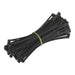 Whites Cable Ties 380 x 7.6mm (100/Bag) - Black