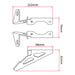 DRC Yamaha WR250R/X - Smoke Edge 2 Tail Light Holder Kit