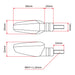 DRC 602 LED Flasher 12V (2 Pack) - Orange