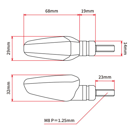 DRC 602 LED Flasher 12V (2 Pack) - Clear
