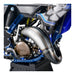 DRC Radiator Hose Kit- Yamaha YZ250FX '15-'19, WR250F '15-'19 - Blue