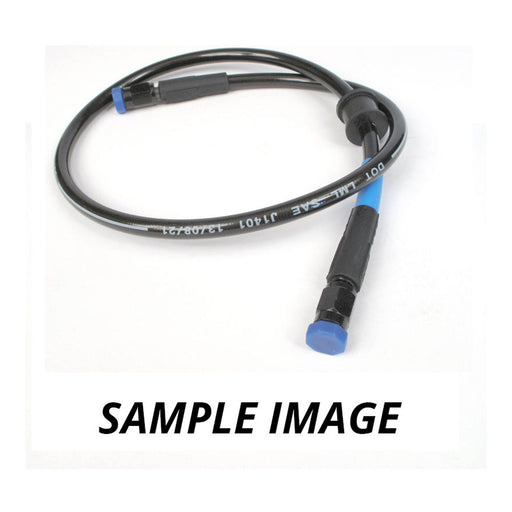 Whites Premade Brake Line - 1150mm - (Dark Smoke)