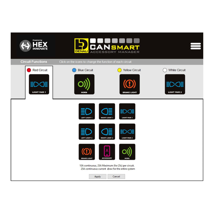 Denali Gen II CANsmart Controller for Ducati Desertx