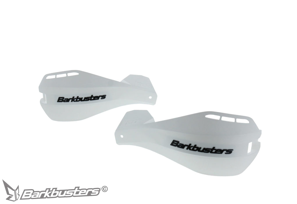 Barkbusters EGO Plastic Handguards Only White Barkbuster