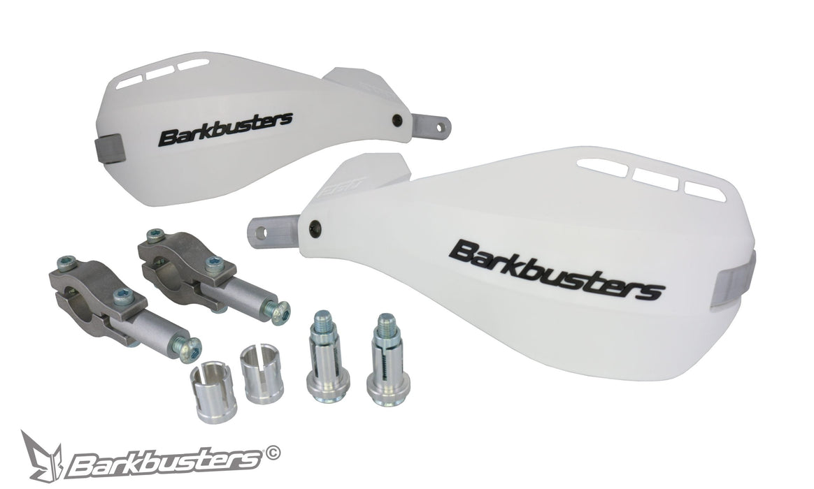 Barkbusters EGO Mini Handguard – Two Point Mount (Straight 22mm) White Barkbuster