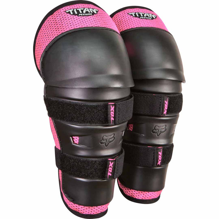 Fox Peewee Titan Knee/Shin Grd - BlkPnk