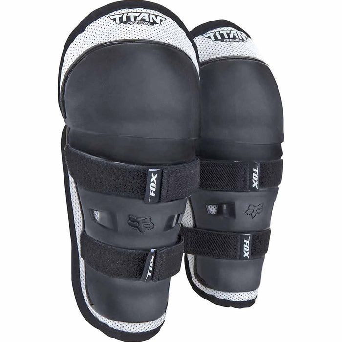 Fox Peewee Titan Knee/Shin Grd - BlkSil