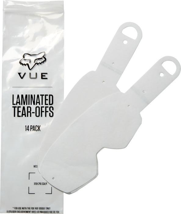 Fox Vue Laminated Tear Offs 14Pk - Clr