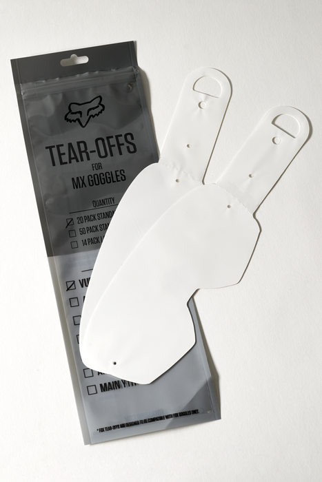 Fox Airspace/Main Mx20 Lam Tearoff-20Pk - Clr