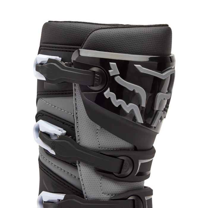 Fox Youth Comp Core Boot BLK/GRY Fox