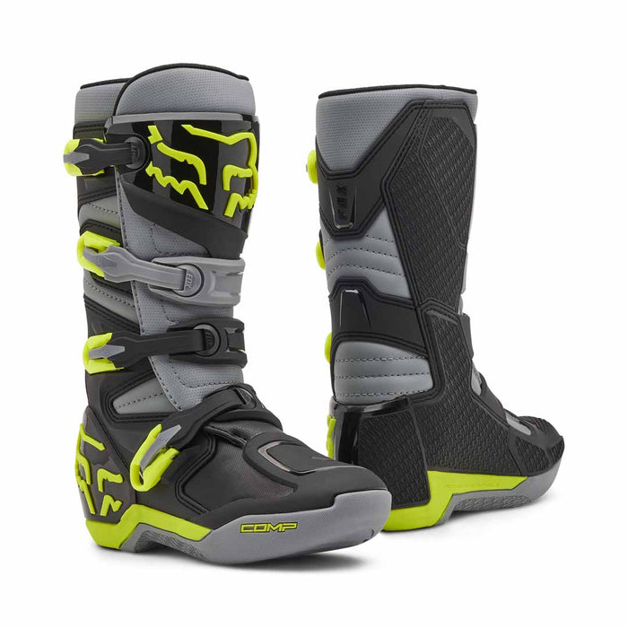 Fox Yth Comp Core Boot - GryYlw