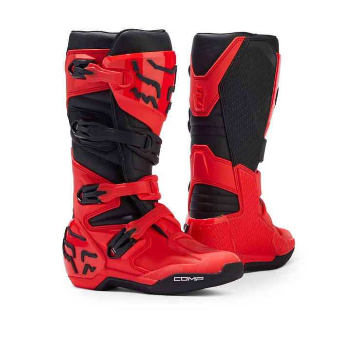 Fox Yth Comp Core Boot - Flo Red