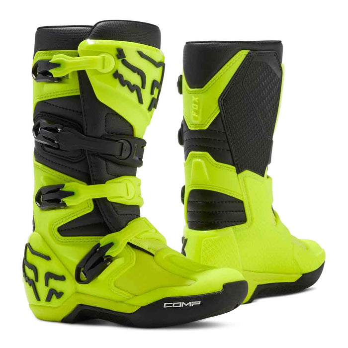 Fox Youth Comp Boot Yellow