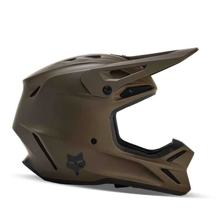 Fox V3 Solid Helmet - Dirt