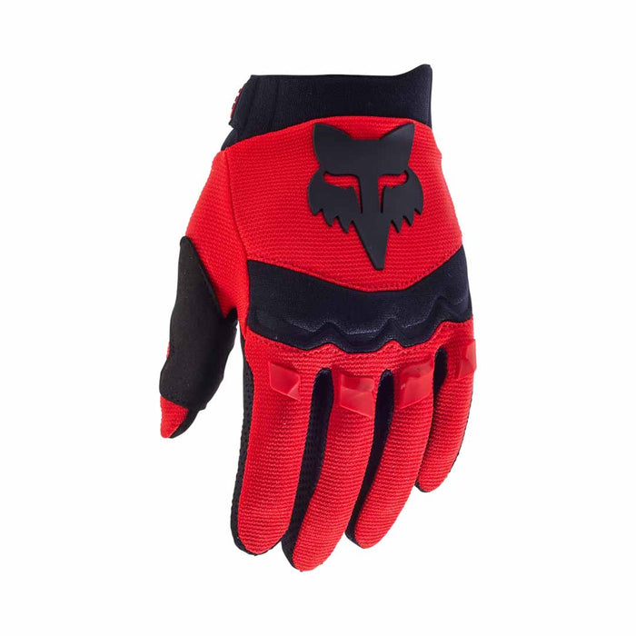 Fox Yth Dirtpaw Glove - Flo Red