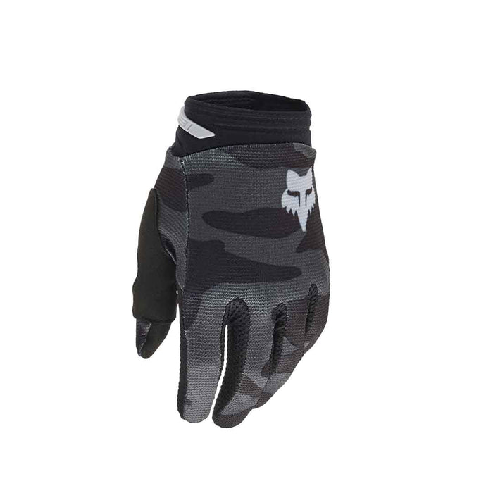 Fox Youth 180 Bnkr Glove BLK CAM Fox