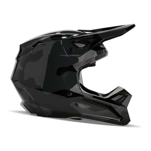 YOUTH V1 BNKR HELMET BLACK CAMO Fox