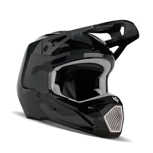 YOUTH V1 BNKR HELMET BLACK CAMO Fox