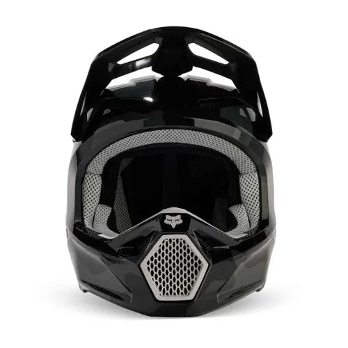 YOUTH V1 BNKR HELMET BLACK CAMO Fox