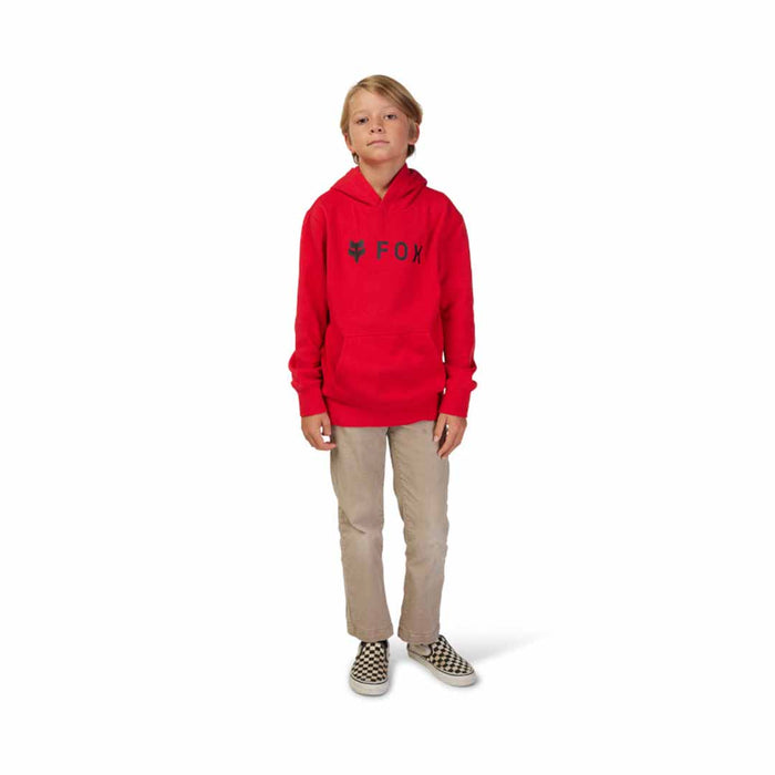 Fox Yth Absolute Fleece Po - FlmRed