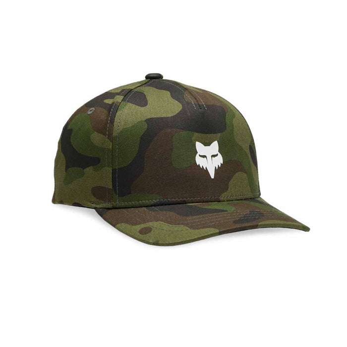 Fox Yth Fox Head Camo 110 Sb Hat - GrnCam
