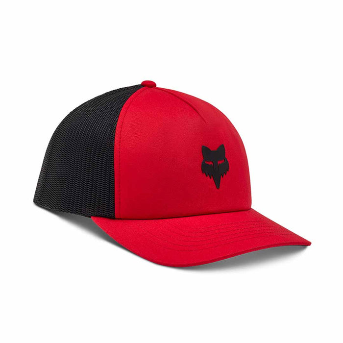 Fox Fox Head Trucker Hat - FlmRed