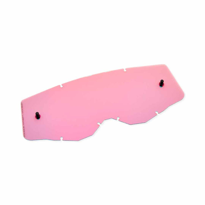 Fox Mx24 Yth Main Lexan Lens - Mirror - Red