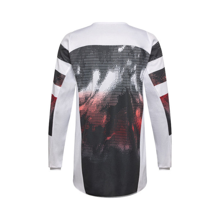 Fox 180 Kairos Jersey WHT/FLO RED Fox