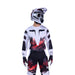 Fox 180 Kairos Jersey WHT/FLO RED Fox