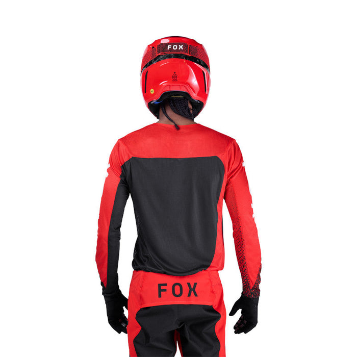 Fox Flexair Fracture Jersey FLO RED Fox