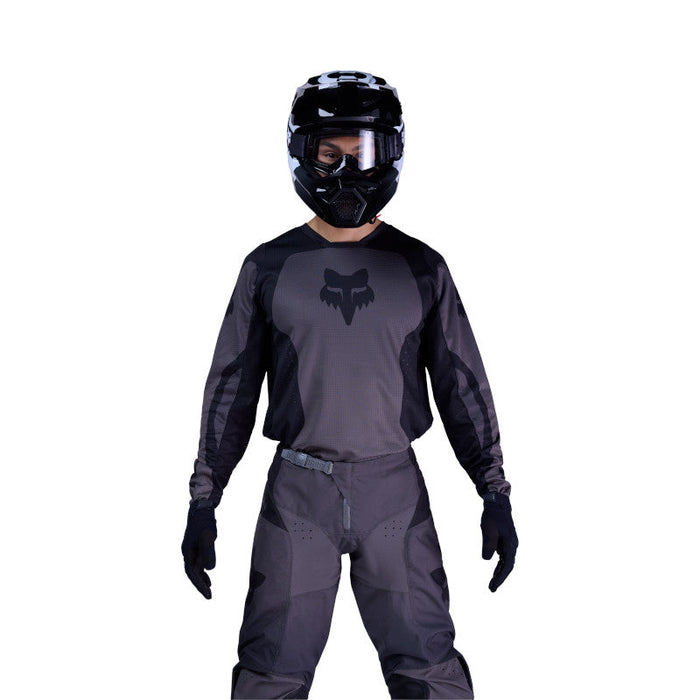 Fox 180 Shield Jersey - Extd Sizes BLK Fox