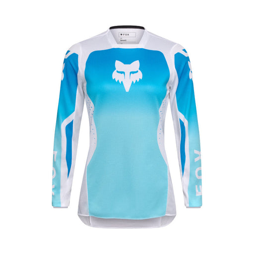 Fox Womens 180 Shield Jersey WHT/BLU Fox