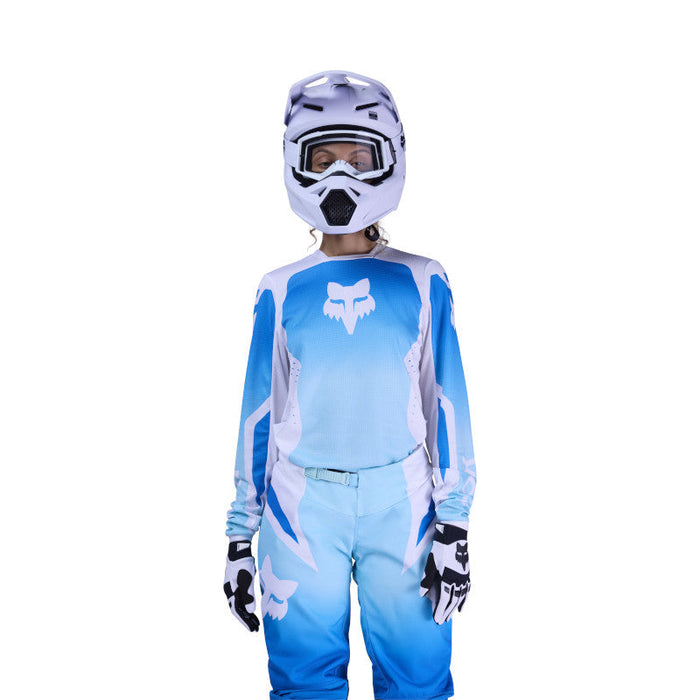 Fox Womens 180 Shield Jersey WHT/BLU Fox