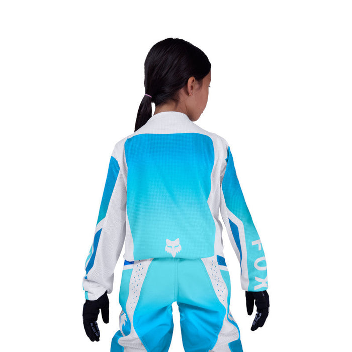 Fox Youth Girls 180 Shield Jersey BLU/WHT Fox