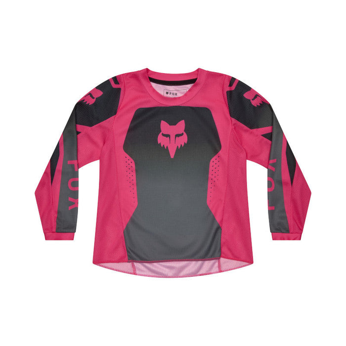 Fox Kids Girls 180 Shield Jersey BLK/PNK Fox