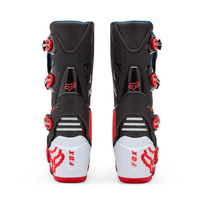 Fox Motion Boot - Wht/Flo Red