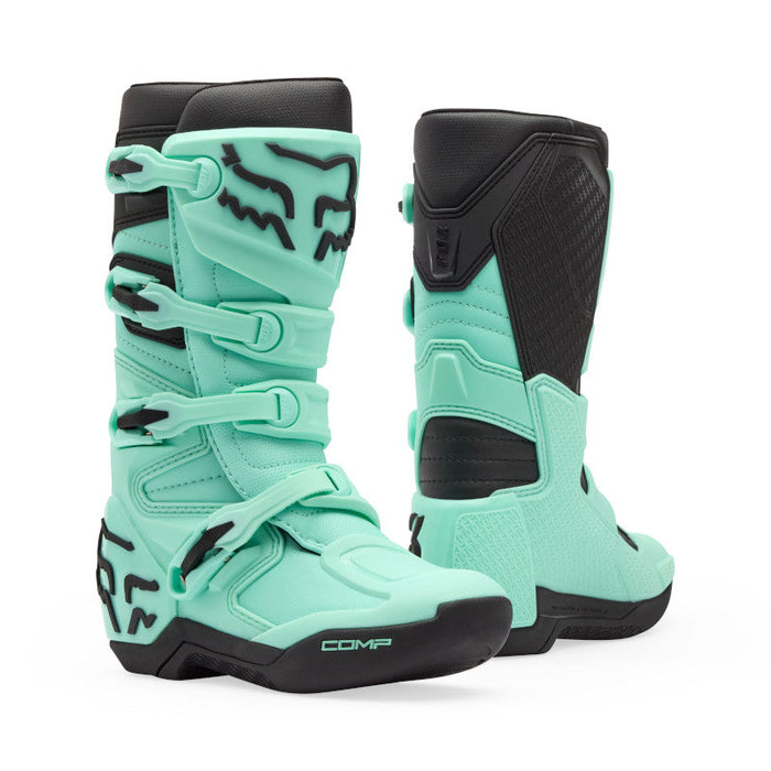 Fox Youth Comp Boot TEAL Fox
