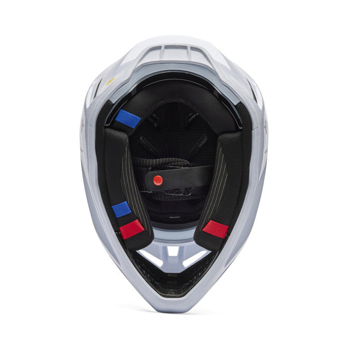 Fox V3 RS Fracture Helmet WHT Fox