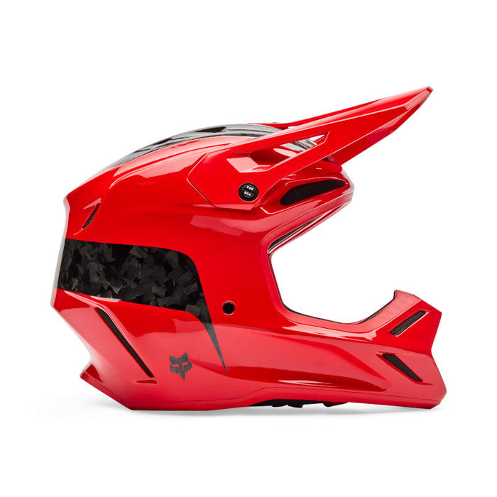 Fox V3 Rs Fracture Helmet - Flo Red
